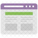 Web Page Design Icon