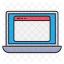 Webpage Laptop Online Icon