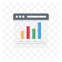 Webpage Graph Seo Icon