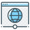 Browser Global Network Icon