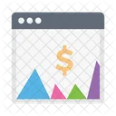 Webpage Report Finance Icon