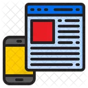 Mobilephone Webpage Website Icon
