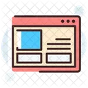 Web Page Web Template Web Design Icon
