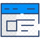 Webpage Webpage And Web Icon Concept Address Icon