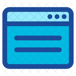 Webpage  Icon