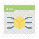 Webpage Cube Technology Icon