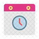 Webpage Work Time Icon