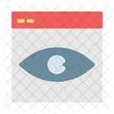 Webpage Eye Online Icon