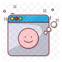 Webpage Emoji Smiley Icon