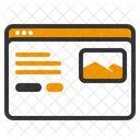 Webpage Application Screen Icon