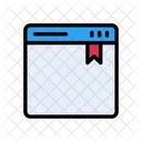 Webpage Bookmark Tag Icon