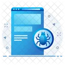Webpage Bug Bug Web Service Icon