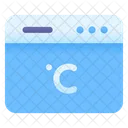 Webpage Celcius  Icon