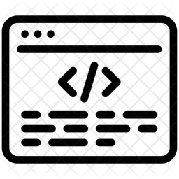 Webpage coding  Icon