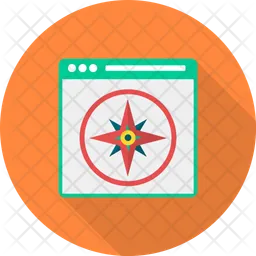 Webpage compass  Icon