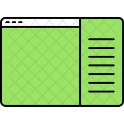 Webpage content  Icon