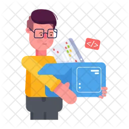 Webpage Developer  Icon