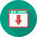 Webpage Download Download File Icon