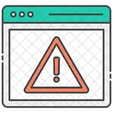 Webpage Error Blocked Webpage Restricted Website Icon