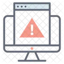 Webpage Error Cross Website Blocked Webpage Icon