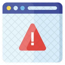 Webpage Error  Icon