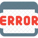 Webpage Error  Icon