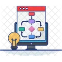 Webpage Hierarchy Browser Design Icon