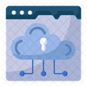 Cloud Server Website Cloud Hosting Icon