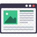 Webpage Page Window Icon