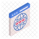 Website Domain Networking Icon