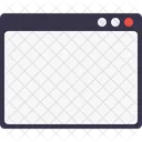 Webpage Window Blank Icon