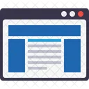 Webpage Window Blog Icon