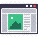 Webpage Window Grid Icon