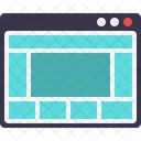 Webpage Window Grid Icon