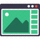 Webpage Window Layout Icon
