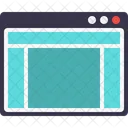 Webpage Window Layout Icon