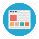 Webpage Browser Online Icon