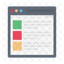 Webpage Browser Online Icon