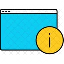 Webpage Info Browser Info Button Icon