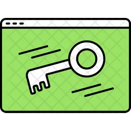 Webpage key  Icon