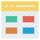 Webpage Management Template Icon