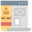 Webpage Layout  Icon