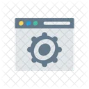 Webpage Maintenance Setting Icon