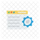 Webpage Maintenance Browser Icon