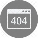 404 Error Websit Icon