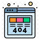 Webpage Not Found  Icon