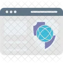 Web Page Protection Browser Optimization Icon