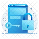 Webpage Protection Browser Password Icon