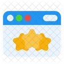 Webpage Star Seller Webpage Review Icon