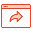 Webpage Redirect Icon